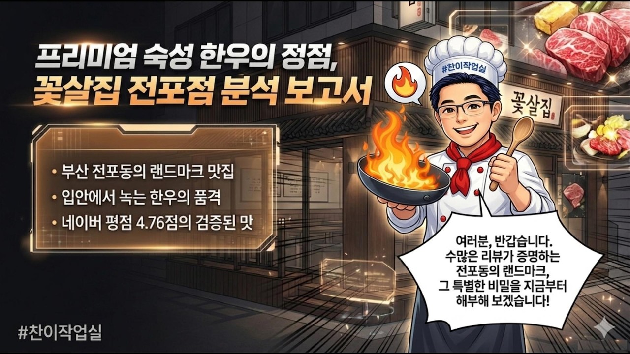 🥩 ‘꽃살집 전포점’리뷰 1,500개 넘은 전포동 한우 맛집의 비결이 뭘까요?직접 분석해봤습니다 — 평점 4.76의 진짜 이유