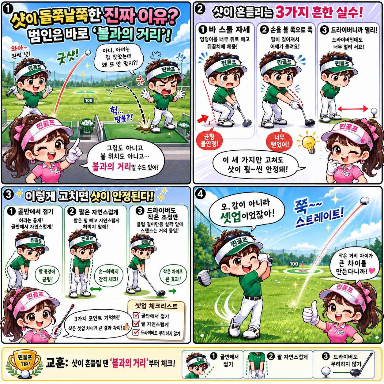 🏌️ 골프 샷이 들쭉날쭉한 진짜 이유는’볼과의 거리’ 때문일 수도 있습니다