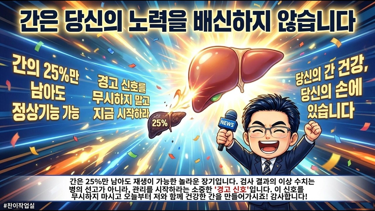 간수치 정상이라고 안심하셨나요?내과 전문의가 말하는 ‘침묵의 장기’에 관한 충격적인 진실 5가지