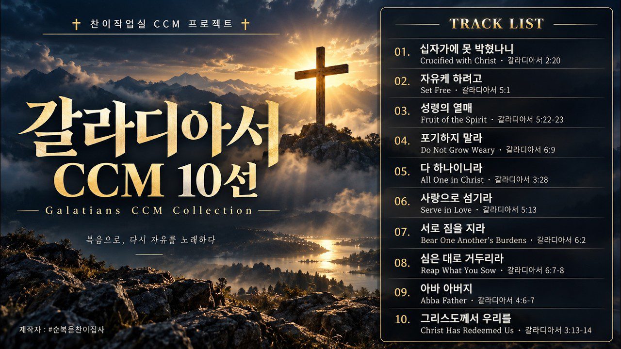 갈라디아서 CCM 10선 | 말씀으로 듣는 찬양 플레이리스트