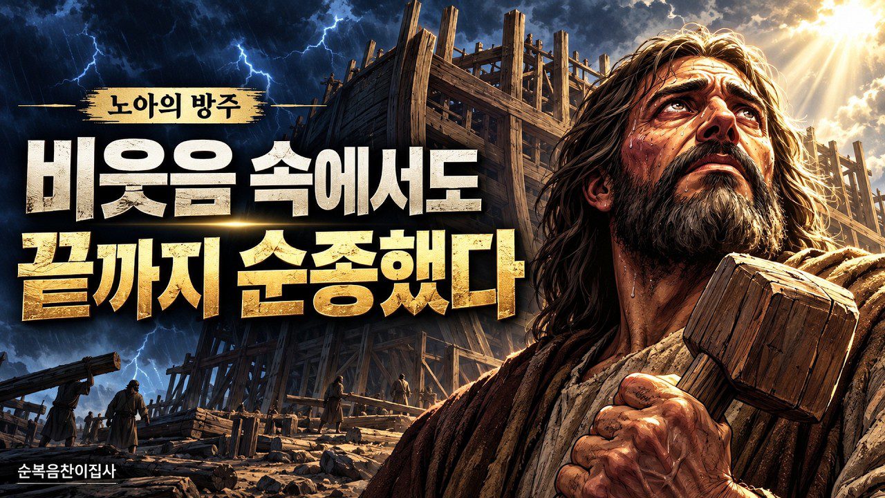 비 한 방울 안 오는데 배를 지었다고요? — 성경속인물탐구 네 번째, 노아 이야기 🚢