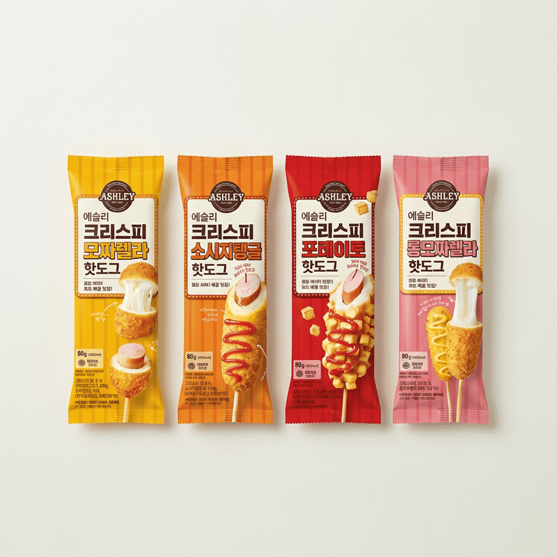 애슐리 크리스피 핫도그 8개입을 200원에 샀어요 🌭꿀딜톡