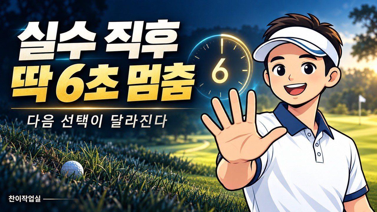 실수 직후, 딱 6초 멈춤｜다음 선택을 바꾸는 리커버리 마인드셋